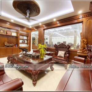 Sofa tân cổ điển gỗ cẩm lai