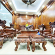 Sofa tân cổ điển gỗ mẫu hoàng gia