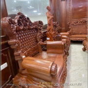 Bốn ghế nhỏ của bộ 10 món louis hoàng gia gỗ hương
