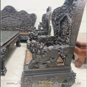 Bộ bàn ghế bát mã gỗ tự nhiên tại Hà Nội được làm thủ công bởi các nghệ nhân làng nghề Đồng Kỵ, Từ Sơn, Bắc Ninh