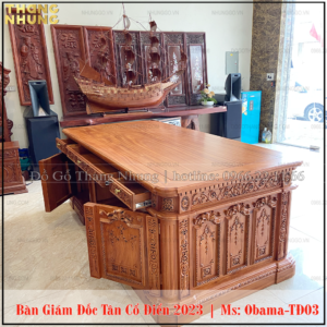 Nơi bán bàn tổng thống Obama gỗ tự nhiên được thiết kế theo mẫu gỗ của tổng thống Mỹ
