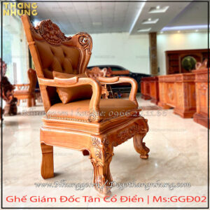 ghế giám đốc tại hà nội mẫu hiện đại được sản xuất tại xưởng của làng nghề gỗ tự nhiên Đồng Kỵ, Từ Sơn, Bắc Ninh