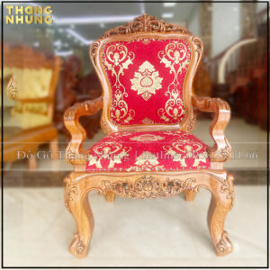 Ghế chủ tọa gỗ tự nhiên được làm bằng chất liệu gỗ tự nhiên như gỗ gõ đỏ, gỗ hương đá