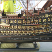 Thuyền buồm trang trí gỗ mun quà tặng khai trương được làm thủ công bằng tay 100% bở các nghệ nhân làng nghề thuộc top 1 hiện nay