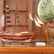 Mô hình thuyền buồm Kaiwo Maru Nhật Bản - được làm thủ công 100% bởi câc nghệ nhân làng nghề