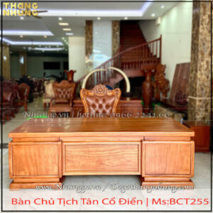 Lợi ích của việc bảo quản và chăm sóc bàn giám đốc gỗ tự nhiên