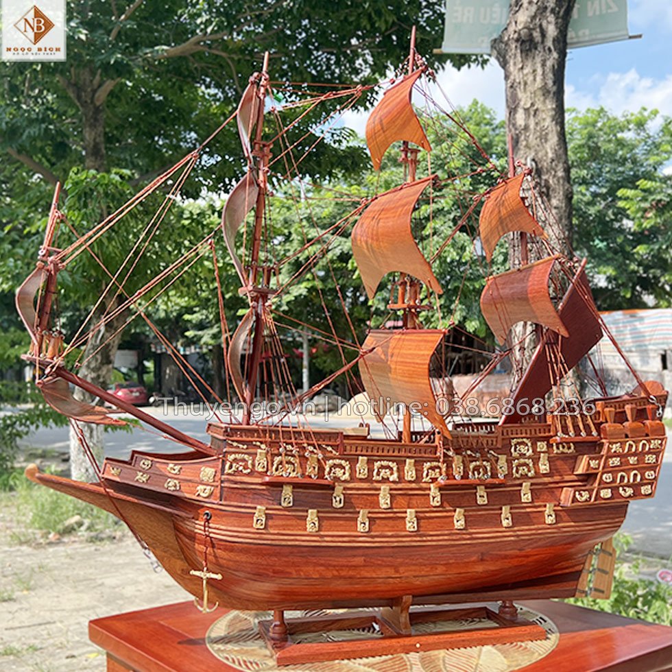 Mẫu thuyền hương 60cm 