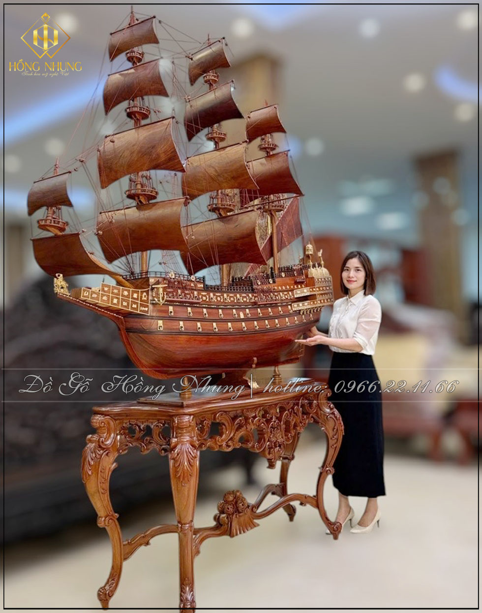 Mỗi mô hình thuyền đều được hoàn thiện tỉ mỉ, tạo nên một tác phẩm có giá trị nghệ thuật cao, không chỉ để trưng bày mà còn để sưu tầm.