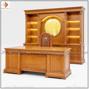 Đối với phòng có thêm sofa hoặc bộ bàn ghế tiếp khách, khu vực tiếp khách nên được phân chia tương đối rõ với khu vực làm việc. Điều này giúp căn phòng có nhiều công năng nhưng vẫn giữ được bố cục gọn gàng.